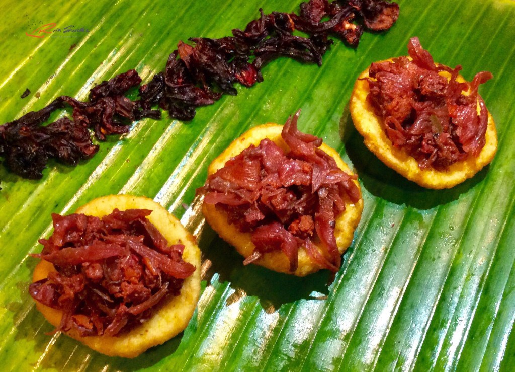 Cazuelitas de flor de jamaica